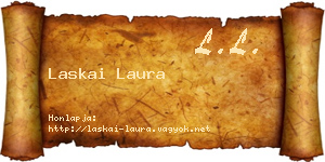 Laskai Laura névjegykártya
